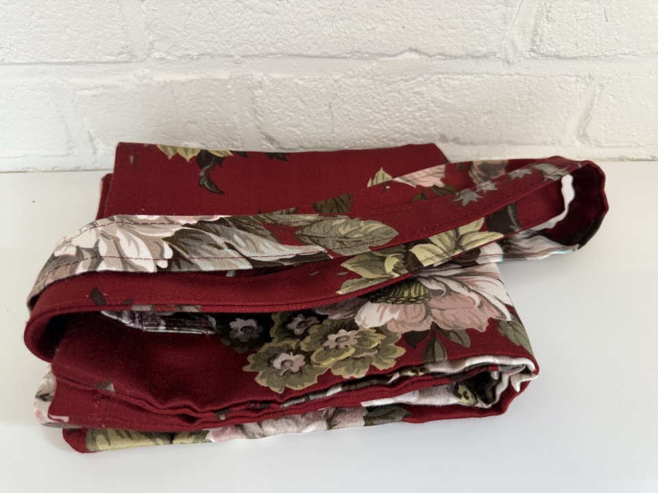 Handgemaakte tote bag Zonnelijnen - Afbeelding 3