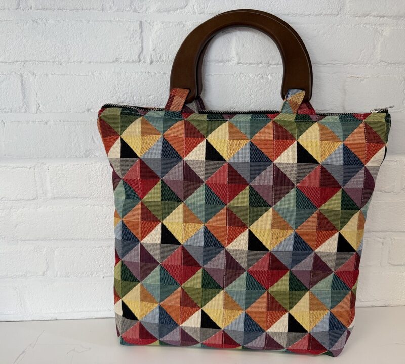 Handgemaakte tas Handtas GeoChic Classic