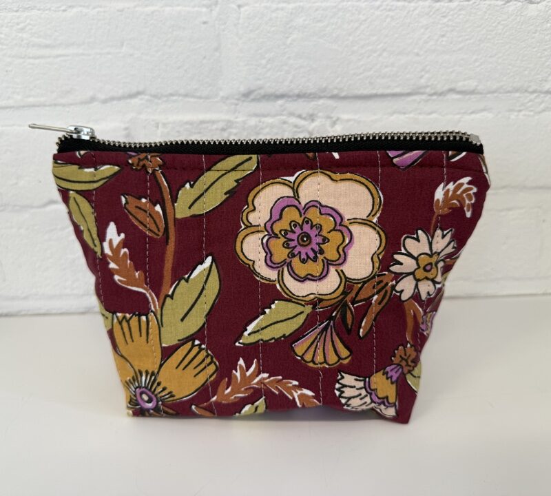 Handgemaakte Floral Romance, Make-up tasje.
