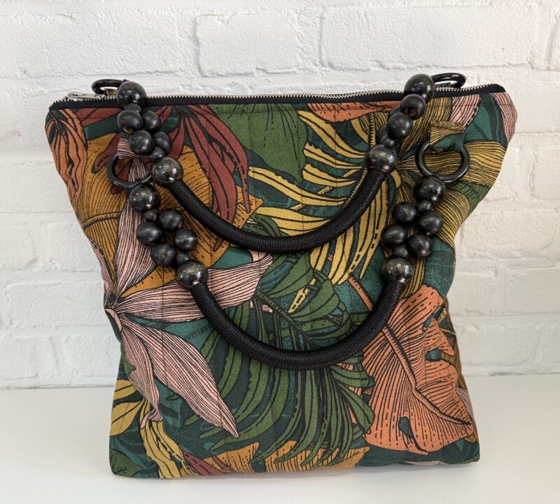 Handgemaakte tas Handtas tropisch chic -