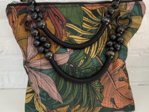 Handgemaakte tas Handtas tropisch chic -