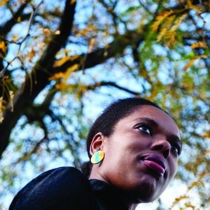 Handgemaakte oorbellen klei Rond