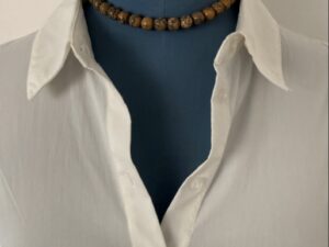 Handgemaakte Ketting edelsteen | jaspis | goudsteen