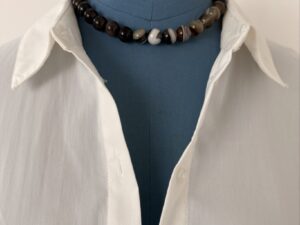 Handgemaakte Ketting edelsteen | rode tijgeroog